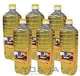 6er Pack 100% Erdnuss-Öl [6x 1000ml] Erdnussöl ~ Peanut Oil ~ Wok Ö