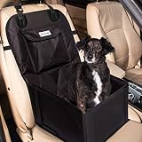 Schubbi Hundesitz Auto für kleine und Mittlere Hunde hervorragend geeignet für Vordersitz und Rückbank, Hundeautositz mit Sicherheitsgurt für maximale Sicherheit, Wasser,