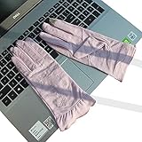 mimiliy Fahrende handschuhe frühling und sommer sonnenschutz sonnig elastisch dünnschnitt atmungsaktiv kurze dünne seite damen reiten rutschfeste touch screen frühling baumwolle volle fing