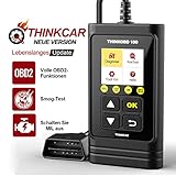 thinkcar OBD2 Diagnosegerät, THINKOBD100 Diagnosegerät Auto mit Vollständige OBD2/EOBD-Funktionen, Verbesserte OBD-II diagnosewerkzeuge, Universal KFZ Auslesegerät für Alle OBDII Protok