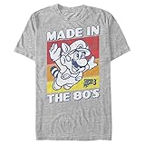 Nintendo Herren The Friendly Skies T-Shirt, Athletic Heather, XXL