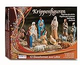 Glorex Latex Krippenfiguren Set, Andere, Mehrfarbig, 31 x 22 x 6,5