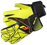 Pro Touch Kinder Torwarthandschuhe Force 500 PG Jr, schwarz/Gelb/Orange, 6