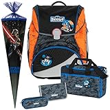 Star Commander - Raumschiff - Scout Alpha MIT Funny Snaps® Schulranzen-Set 5tlg. - Schultüte GRATIS DAZU