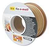 fix-o-moll D-Profildichtung Bobin 50 m 6 x 9 mm selbstklebend weiß, 3585269