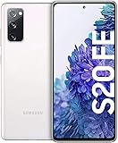 Samsung Galaxy S20 FE, Android Smartphone ohne Vertrag, 6,5 Zoll Super AMOLED Display, 4.500 mAh Akku, 128 GB/ 6 GB RAM, Handy in Cloud White inkl 36 Monate Herstellergarantie [Exklusiv bei Amazon]