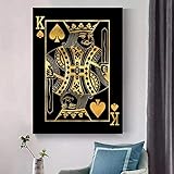 Kunstdrucke Bild für die Home Card Schwarz-Weiß-Leinwand-Gemälde an der Wand Loft Poster Modern Interior Home Decor 60x80cm R