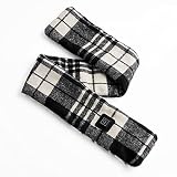 Huamusic Winter New Smart Heizungsschal,USB-elektrischer Heizungsschal,Nackenschutz, Um Warm Und Kalt Zu Halten,intelligente Temperaturregelung (Black)