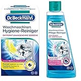 Dr. Beckmann Waschmaschinen Hygiene-Reiniger | Maschinenreiniger mit Aktivkohle (1 x 250 g) + Pflegereiniger 250