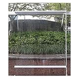 RZEMIN Transparente Rollo Verdunklungsrollo, Outdoor Indoor Clear wasserdichte Rollläden, Handlift Fensterläden für Pergola Patio Balkon, Anpassbar (Color : Klar, Size : 120cmx180cm)