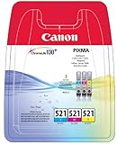 Canon Tintenpatrone CL-521 C/M/Y - Original für Tintenstrahldruck