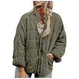 Bellelhot Damen Herbst Winter Freizeit Volltonfarbe Baumwolle Jacken Strickjacke Elegant Langarm Stehkragen Loose Pullover Jacke Mäntel Bequem Warme Jacket Outwear Frauen Cardigan Fleecejack