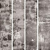murando - PURO TAPETE selbstklebend 10m Wandtattoo dekorative Möbelfolie Dekorfolie Fotofolie Panel Wandaufkleber Wandposter Wandsticker - Beton Modern Marmor Grau f-C-0225-j