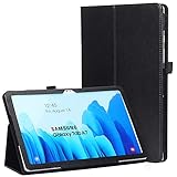 FYY Galaxy Tab A7 10,4'' Hülle 2020,Samsung Galaxy Tab A7 Schutzhülle PU Leder Samsung Tab A7 Taschehülle Flip Stand Tablet für Samsung Galaxy Tab A7 10.4'' SM-T500/T505-Schw