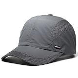 XIANGUO Baseball Cap Herren Damen Golf Tennis Mesh Freizeit Kappe Cap Sonnenschutzkappe Einstellbare Atmungsaktives Belüftungsöffnungen UV-Schutz Schnell Trock