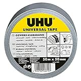 UHU Gewebe-Klebeband Universal 50m x 50mm zum Reparieren, Verstärken und Ab