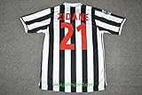 Generic Zidane#21 Retro Trikot 1998-1999 Black&White Color (XL)