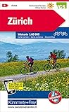 KuF Schweiz Radkarte 06 Zürich 1 : 60 000: Mit Stadtplan (Kümmerly+Frey Velokarten)