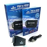 Kaico - Playstation 2 PS2 HDMI-Konverter - PS2 zu HDMI - Komponente zu HDMI-Konverter-Adapter - Playstation 2 auf Ihrem HDMI-Fernseher - Retro Gaming PS2 HDMI-Konverter-Adapter - HDMI - PS2