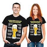 RAHMENLOS witziges Sprüche Tshirt 10 Gründe, Warum Bier Besser ist als eine Frau schw