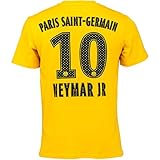 Paris Saint-Germain Herren-T-Shirt, Neymar Jr. – offizielle Kollektion, Erwachsenengröße M gelb