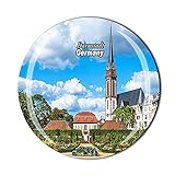 Darmstadt Germany 3D-Kühlschrankmagnet, Kristall-Stil, Souvenir, Kühlschrankmagnet, Heimküche, Dekoration, Geschenkkollek