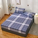 BAJIN Premium Boxspringbett Spannbettlaken Spannbetttuch- und Boxspringbetten,günstigen Preis!,200x220+25