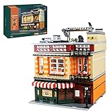 Topbau Modular Building Haus für Central Perk Café & Big Bang Theory, Mould King 16014, Stadthaus Konstruktionsspielzeug Kompatibel mit Lego - 4488 T