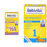 Bebivita PRE Hypoallergene Anfangsmilch, 4er Pack (4 x 500 g) & Milchnahrung 1 Anfangsmilch, 4er Pack (4 x 500 g) 1116-03