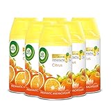 Air Wick Freshmatic Max Raumspray – Nachfüller für den Air Wick Freshmatic Max – Duft: Citrus – 6 x 250 ml Nachfü