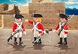 PLAYMOBIL 9886 3 Englische Soldaten Rotröcke (Folienverpackung)