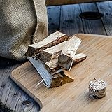 Hochwertiges Anzündholz aus ofengetrocknetem Hartholz, geeignet für Pizzaöfen, Feuerstellen und Holzb