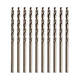 WLDSW Spiralbohrer-Set 10 stücke 1/1.5/2/2,5/3/3,5/4/4,5/5 mm M35 Rundscheider HSS-CO-Kobalt-Twist-Bohrer-Bohrer (Hole Diameter : 2mm)