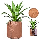 Herefun Topfpflanzen Schutzbeutel Thermo Topfschutz, Winterschutz für Pflanzen, Atmungsaktiv Kälteschutz Frostschutz Winterschutz Pflanzen Garten, Pflanzenschutzsack für Palmen Balkonpflanzen 50x45
