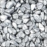 Season Dekosteine, Streudeko Zierkies 5-8mm 1kg im Beutel (Silber)
