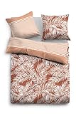 TOM TAILOR 0067616 Bettwäsche Garnitur mit Kopfkissenbezug Baumwoll-Satin Tropic 1x 155x200 cm + 1x 80x80