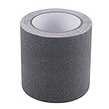 Rutschfestes Klebeband, graues Sicherheitsband, rutschfestes Klebeband für Innen- und Außentreppen, Rampen, Gehwege und Decks – robustes graues Traktionsband verhindert Ausrutschen und Stü