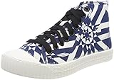 G-STAR RAW Damen Rovulc Mid Hohe Sneaker, Mehrfarbig (Milk/dk Saru Blue AOP 9280), 39 EU