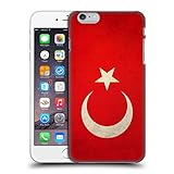 Head Case Designs Türkei Türkisch Vintage Fahnen Harte Rueckseiten Handyhülle Hülle Huelle und Passende Designer Hintergrundbilder kompatibel mit Apple iPhone 6 Plus/iPhone 6