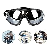 PEDOMUS Hundebrille Netive Haustier-Sonnenbrille Wasserdicht Winddicht Augenschutz für Groß H