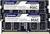 Timetec Hynix IC 32GB KIT(2x16GB) Compatible for Apple DDR4 2666MHz for Mid 2020 iMac (20,1/20,2) / Mid 2019 iMac (19,1) 27-inch w/Retina 5K Display, Late 2018 Mac Mini (8,1) PC4-21300/PC4-21333 RAM