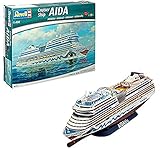 Revell Revell_05230 Modellbausatz Schiff 1:400 - Cruiser Ship AIDAblu, AIDAsol, AIDAmar, AIDAstella im Maßstab 1:400, Level 5, originalgetreue Nachbildung mit vielen Details, Kreuzfahrtschiff, 05230