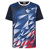 HEAD Jungen Medley T-shirt B, Blau (royal blue/Red), 128