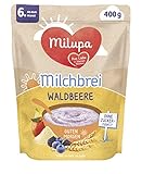 Milupa Milchbrei Waldbeere Guten Morgen ab dem 6. Monat, 4er Pack (4 x 400 g) 154152