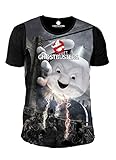 Ghostbusters - Herren T-Shirt - Marshmallow Sublimation (Schwarz) (S)