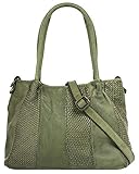 Samantha Look Shopper Echt Leder mint Damen - 021057