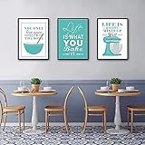 YCHND Backmischer Leinwand Malerei Leben Poster Drucke Wandkunst Bilder für Moderne Dessert Shop Wohnzimmer Küche Wohnkultur 40x60cmx3 R