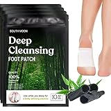 Detox Pflaster Füsse,40 Stück Natürliche Fußpflege Pflaster,Detox Fußpflaster,Fusspflaster zur Entgiftung,Detox Pflaster,Entgiftungspflaster Füße,Schmerzlinderung,Verbesserung der S