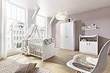 Schardt 11 518 02 00 Kinderzimmer 3 - teilig Classic White bestehend aus, Kombi - Kinderbett, 70 x 140