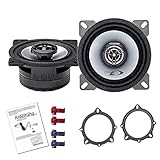 Alpine Auto Lautsprecher Boxen SXE 1025S 360 Watt 10 cm 2 Wege Koax passend für BMW X3 E83 Facelift 2007-2010 Tü